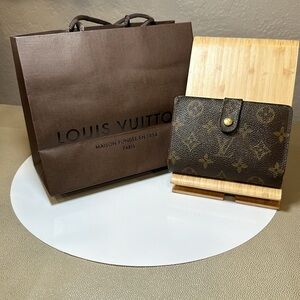 Louis Vuitton Monogram Porte Monnaie Billets Vintage Made In Spain In 2001